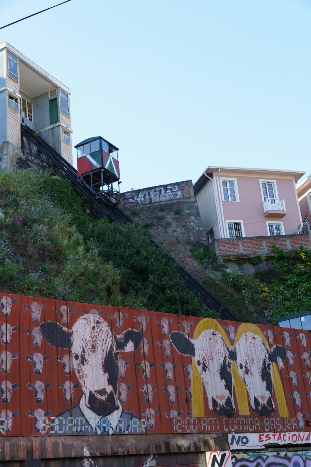 Colorful hillside houses of Valparaíso Chile